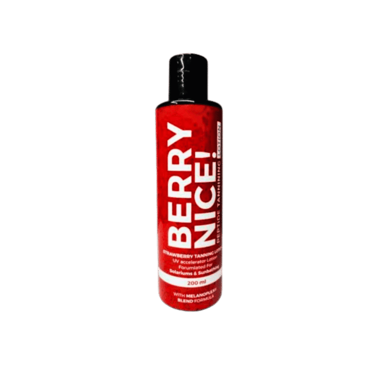 Berry Nice! tanning lotion bottle