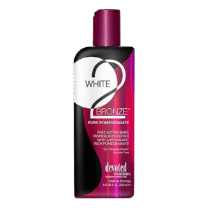 White 2 Bronze tanning lotion bottle